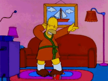 Estaría Homero bailando